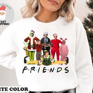 Christmas Friends Sweatshirt Holiday Party Family Matching Xmas Gift Sweater 79